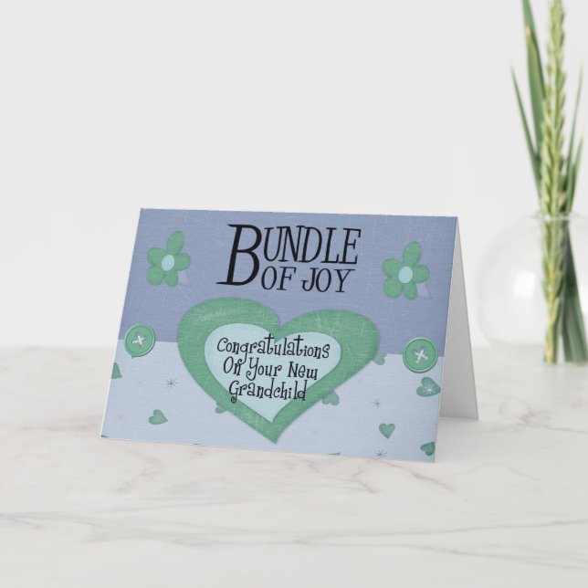 Congratulations New Grandparent Card (Front)