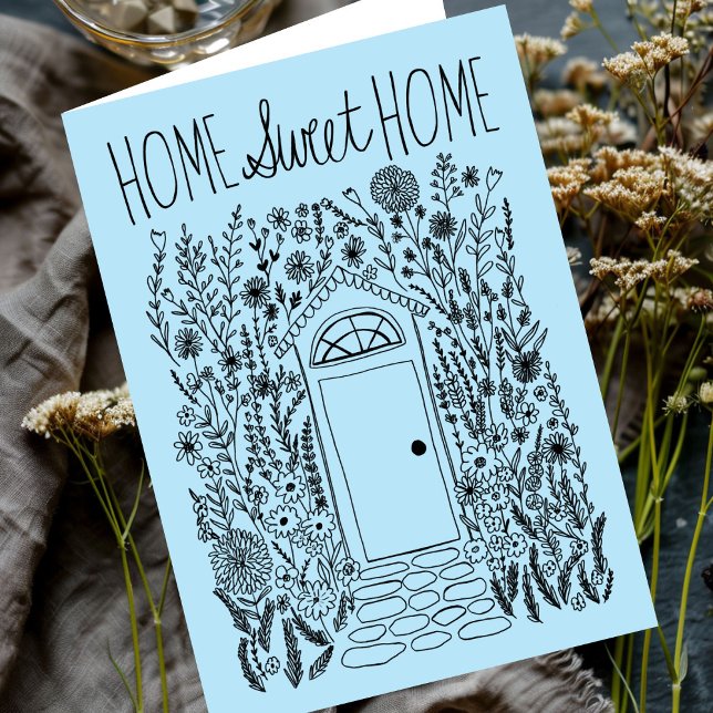 Congratulations New Home Garden Door Custom Card (Congratulations New Home Garden Door Custom Card
)