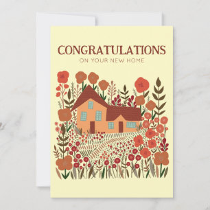 CONGRATULATIONS New Home Housewarming Farmhouse  Card
