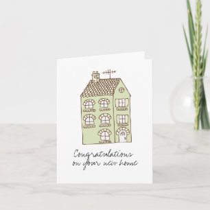 congratulations New Home Note Card