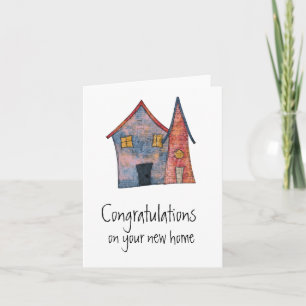 congratulations New Home Note Card