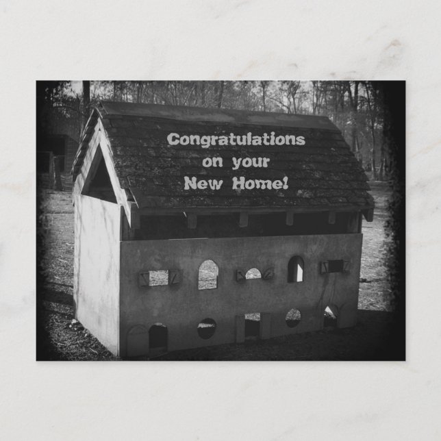 Congratulations new home postcard (Front)