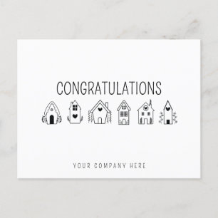 Congratulations New Homeowner Real Estate Postcard