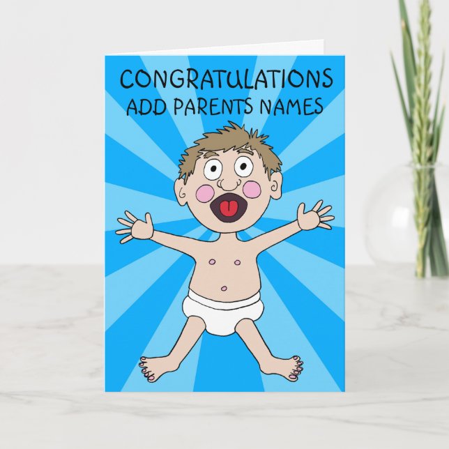 Congratulations New Parents Card (Front)