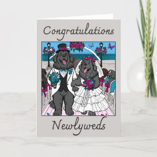 Congratulations Newly Weds (blank inside) Holiday Card