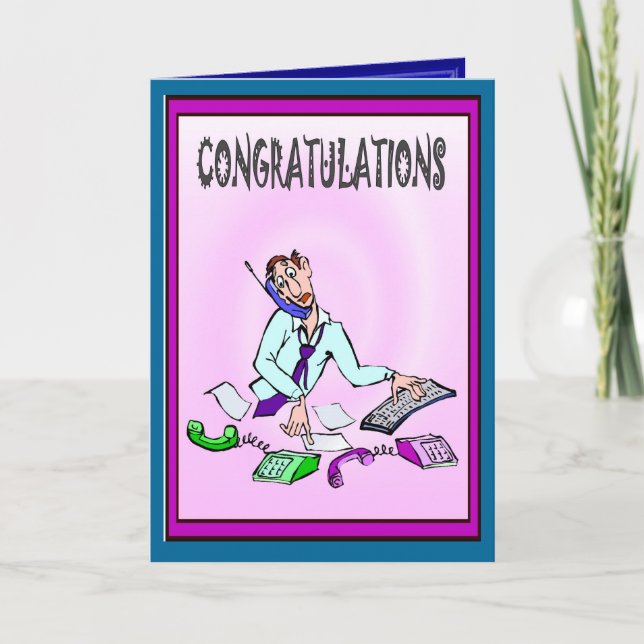 Congratulations! Nightmare in the new job Card (Front)