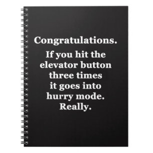 Congratulations Notebook