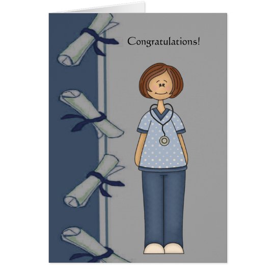 Congratulations Nurse Graduate Personalized Card