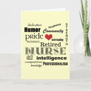 Congratulations Nurse Retirement! Card