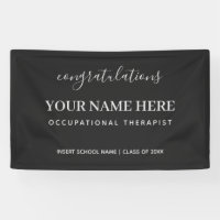 Congratulations Occupational Therapist OT Banner