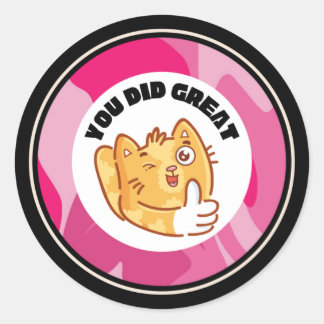 congratulations on a job well done stickers