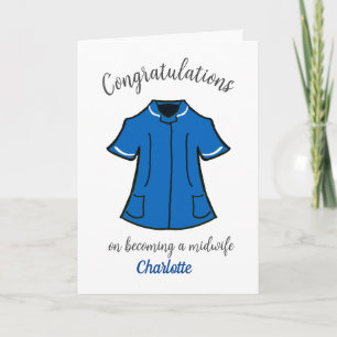Congratulations on becoming a midwife card