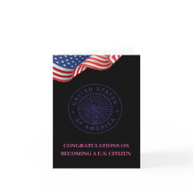 Congratulations on Becoming a U.S.Citizen Greeting