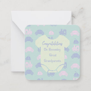 Congratulations on Becoming Grandparents Card