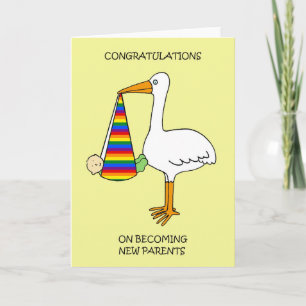 Congratulations on Becoming New Parents Card