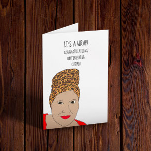 Congratulations On Finishing Chemo Card