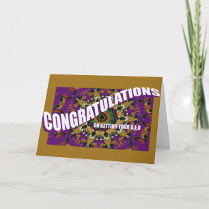 Congratulations On Getting GED Card