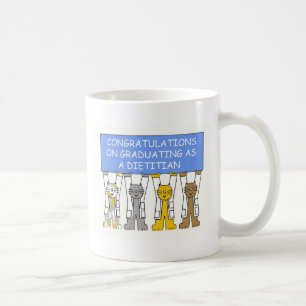 Congratulations on graduating as a Dietician. Coffee Mug