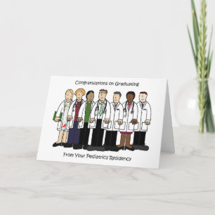 Congratulations on Graduating Pediatrics Residency Card