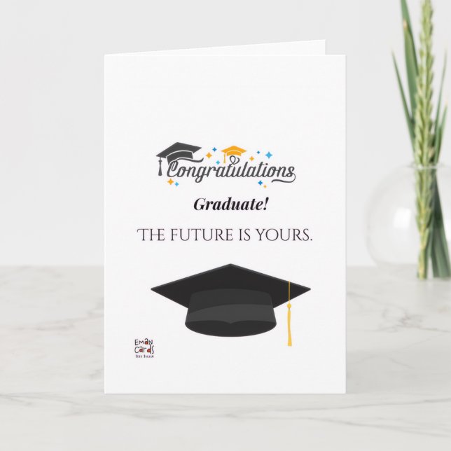 Congratulations on Graduation Card (Front)