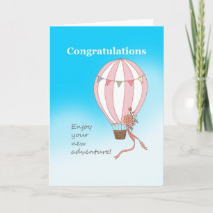 Congratulations on graduation, new job, new home card