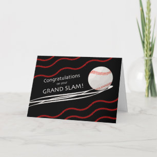 Congratulations on Grand Slam, Baseball Card