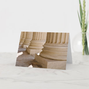 Congratulations on Law Degree Pillars Card