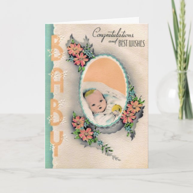 Congratulations On New Baby Card (Front)