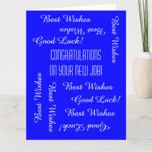 Congratulations on New Job from All of Us, JUMBO Card