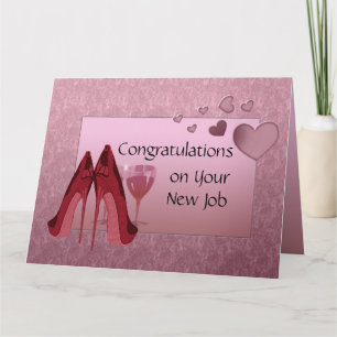 Congratulations on New Job Greeting Card