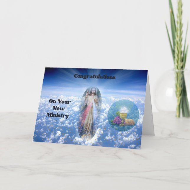 Congratulations on New Ministry Card (Front)