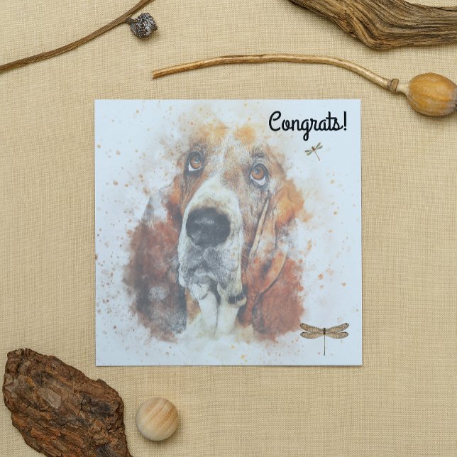 Congratulations on New Pet Dog Card (Creator Uploaded)
