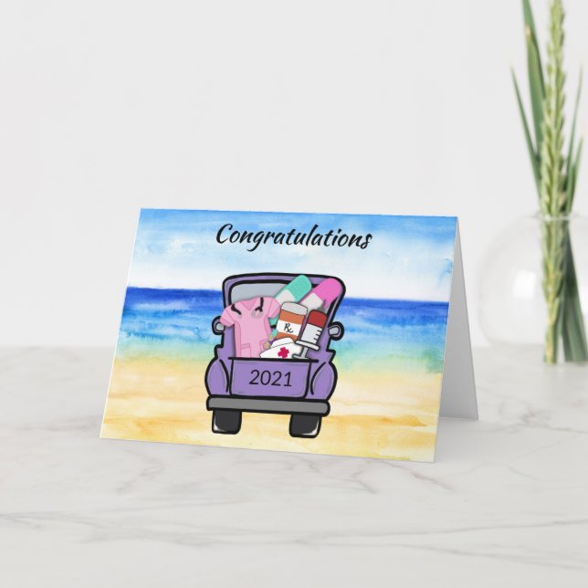 Congratulations on Nursing Graduation Card (Front)