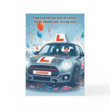 Congratulations on Passing Driving Test (Male)