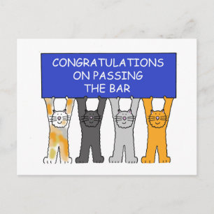 Congratulations on Passing the Bar Exam Postcard