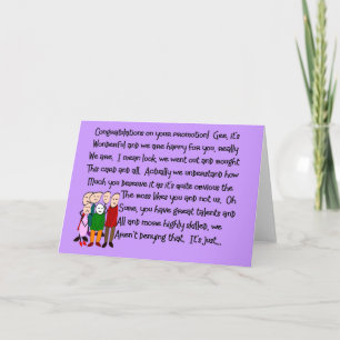 Congratulations on Promotion Cards & Gifts