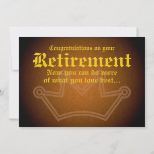 Congratulations On Retirement Flat Greeting Card