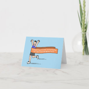 Congratulations on Running Amsterdam Marathon Card