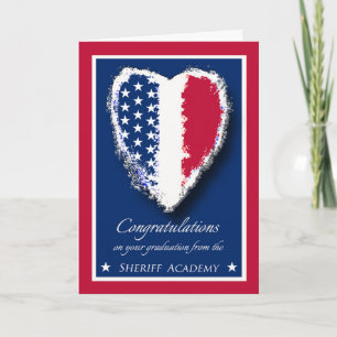 Congratulations on Sheriff Academy Graduation Card