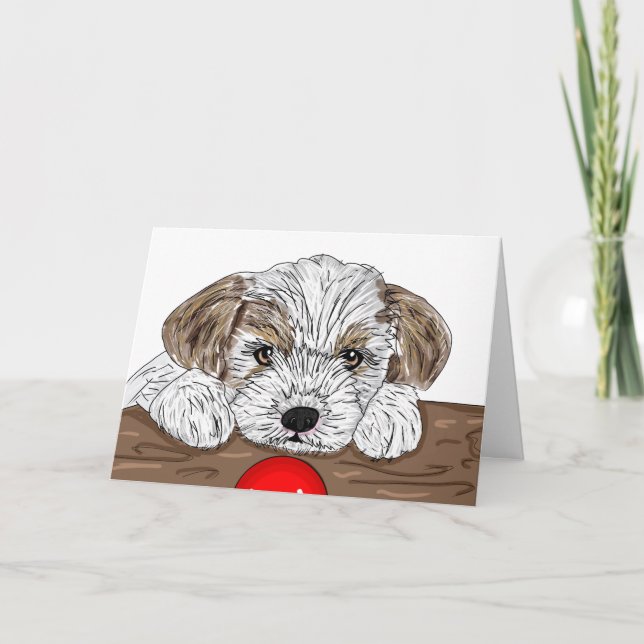 Congratulations on the New Puppy! Card (Front)
