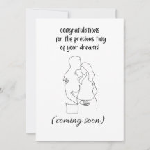 Congratulations on upcoming baby