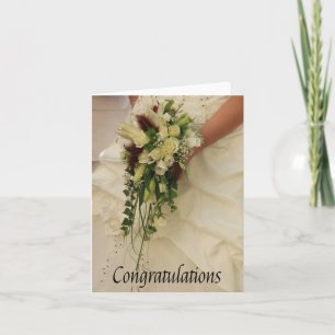 Congratulations on wedding day card