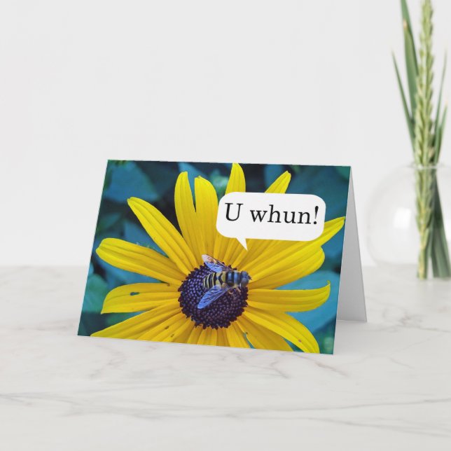 Congratulations on Winning Spelling Bee Card (Front)