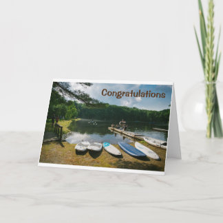CONGRATULATIONS ON YOU NEW **LAKE HOUSE** CARD