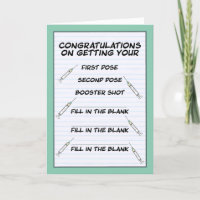 Congratulations on Your Coronavirus Shot Booster