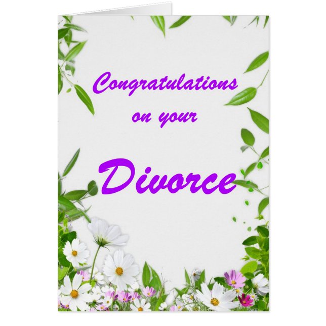 Congratulations on your Divorce (Front)