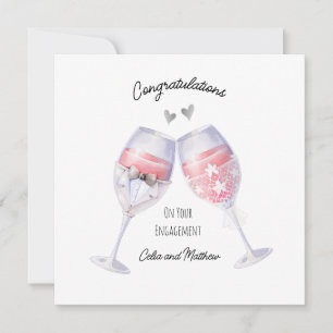 Congratulations On Your Engagement Card