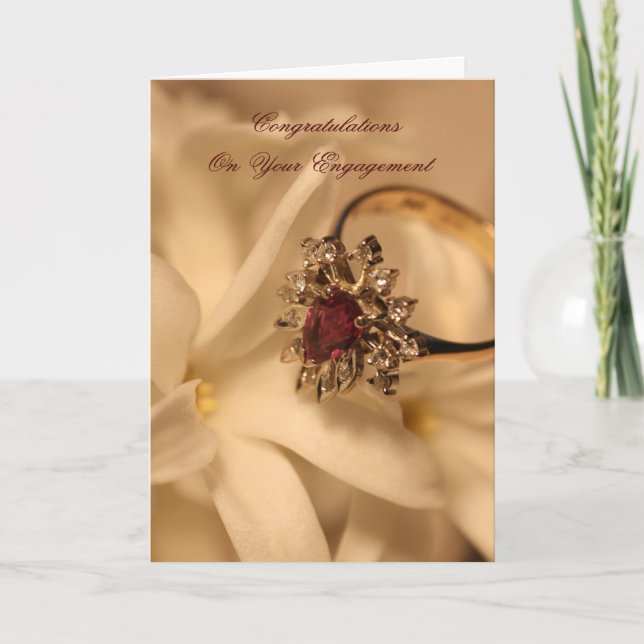 Congratulations On Your Engagement Card (Front)