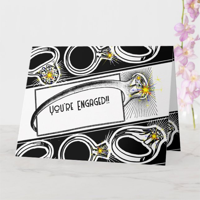 Congratulations on your Engagement! Card (Orchid)