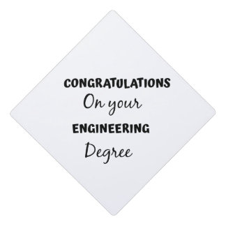 congratulations on your engineering degree graduation cap topper